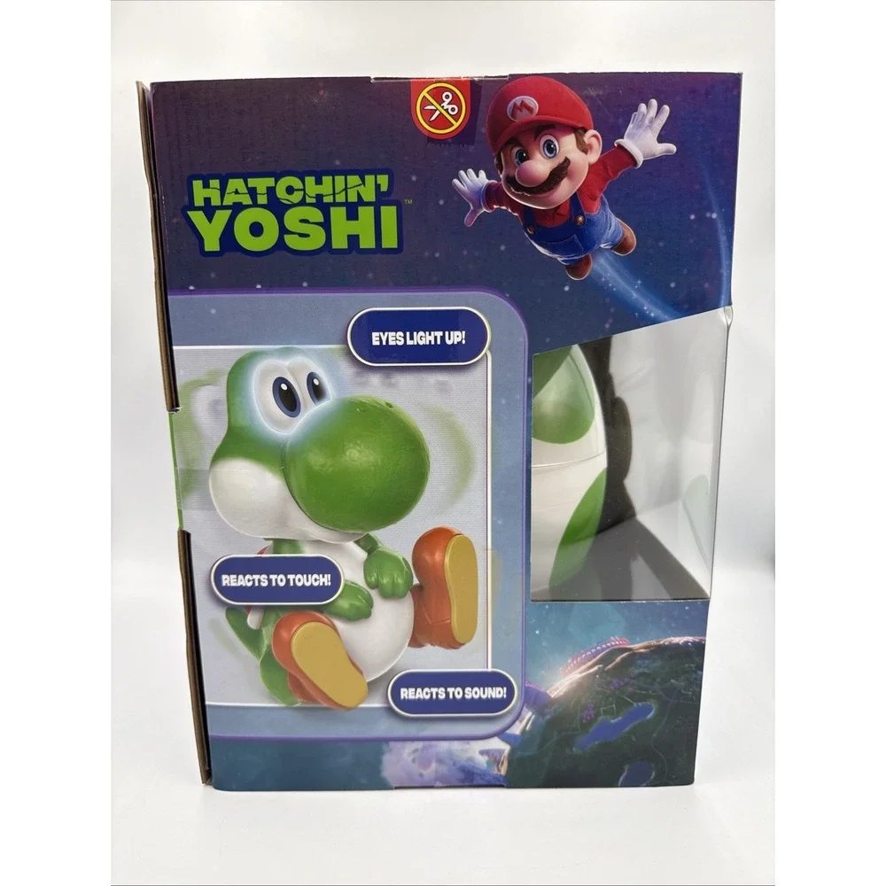 Hatchin' Yoshi Hatching Egg – Super Mario Galaxy Movie Interactive Figure NEW